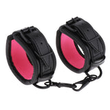 Maxbell Adjustable PU Leather Handcuff Ankle Cuff Restraints Adult Sex Toy Pink
