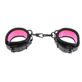 Maxbell Adjustable PU Leather Handcuff Ankle Cuff Restraints Adult Sex Toy Pink
