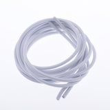 Elastic No Tie Easy Lock Shoelaces for Sport Trainer Shoe White