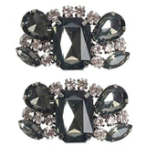 Womens Crystal Shoe Clips Rhinestone Bridal Shoe Buckles Decoration