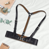 Women Waist Belts Punk Harajuku Faux Leather Straps Adjustable Body Harness