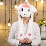 Maxbell Bunny Ear Animal Ear Rabbit Ear Cap Hood Hat Bunny Cap for Kids Type 10