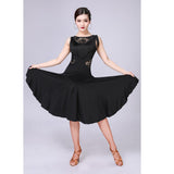 Max Latin Tassel Dance Dress Fringe Stage Performance Costume Dancewear Black M