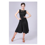 Max Latin Tassel Dance Dress Fringe Stage Performance Costume Dancewear Black M