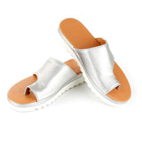 Max Women Comfy Platform Sandal Shoes Summer Beach Ladies Shoes Silver 38
