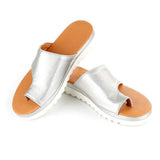 Max Women Comfy Platform Sandal Shoes Summer Beach Ladies Shoes Silver 38