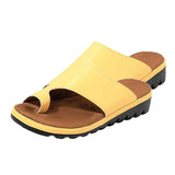 Women Comfy Platform Sandal Shoes Summer Beach Ladies Shoes Yellow 40