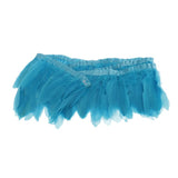Maxbell 200cm Feather Fringe Trim for Craft Costume Sewing Dress Decor Sky Blue