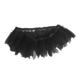 Maxbell 200cm Feather Fringe Trim for Craft Costume Sewing Dress Decor Black