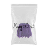 Maxbell 200cm Feather Fringe Trim for Craft Costume Sewing Dress Decor Dark Purple
