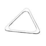 Max 10pcs Metal Hollow Closed Triangle Rings Loop Bag Connectors Buckles 20mm