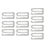 Max 10pcs Alloy Replacement Bra Strap Slide Hooks Fig 9 Lingerie Adjuster 25mm