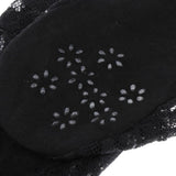 5 Pairs in 1 Invisible Lace Socks No Show Non-Slip Socks for Women Black