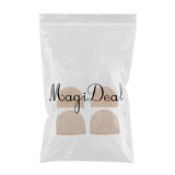 Max 2 Pairs Forefoot Pad High Heel Pads, Heel Liner Inserts Skin Color 8.5x6.9cm