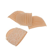 Max 2 Pairs Forefoot Pad High Heel Pads, Heel Liner Inserts Skin Color 8.5x6.9cm