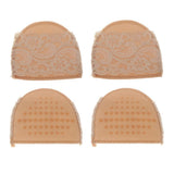 Max 2 Pairs Forefoot Pad High Heel Pads, Heel Liner Inserts Skin Color 8.5x6.9cm