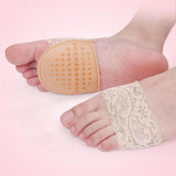 Max 2 Pairs Forefoot Pad High Heel Pads, Heel Liner Inserts Skin Color 8.5x6.9cm