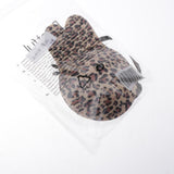 Max Maxb Silicone Rabbit Ears Breast Lift Nipple Covers Pasties Dark Leopard 11cm