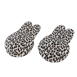 Max Silicone Rabbit Ears Breast Lift Nipple Covers Pasties Light Leopard 9cm