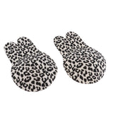 Max Silicone Rabbit Ears Breast Lift Nipple Covers Pasties Light Leopard 9cm
