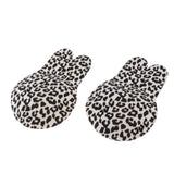 Max Silicone Rabbit Ears Breast Lift Nipple Covers Pasties Light Leopard 13.5cm