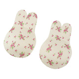 Max Silicone Rabbit Ears Breast Lift Nipple Covers Pasties Flower 9cm