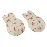 Max Silicone Rabbit Ears Breast Lift Nipple Covers Pasties Flower 9cm