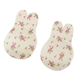 Max Silicone Rabbit Ears Breast Lift Nipple Covers Pasties Flower 11cm