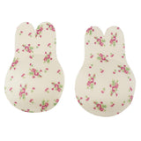 Max Silicone Rabbit Ears Breast Lift Nipple Covers Pasties Flower 11cm