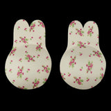 Max Silicone Rabbit Ears Breast Lift Nipple Covers Pasties Flower 11cm