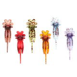 Retro Style Hair Clip Comb Hairclip Grips Ladies Hair Accessories Brown