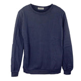 Max Fashion Long Sleeve Crewneck Sweatshirt Unisex Pullover Hoodie Dark Blue M
