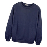 Max Fashion Long Sleeve Crewneck Sweatshirt Unisex Pullover Hoodie Dark Blue XL