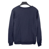 Max Fashion Long Sleeve Crewneck Sweatshirt Unisex Pullover Hoodie Dark Blue XL