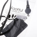 Max 2-Sided Vertical Pu Leather Badge Card Holder Neck Strap Lanyard Dark Gray