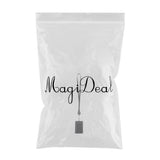 Max 2-Sided Vertical Pu Leather Badge Card Holder Neck Strap Lanyard Dark Gray