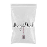 Max 2-Sided Vertical Pu Leather Badge Card Holder Neck Strap Lanyard Pink