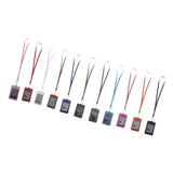 Max Vertical PU Leather ID Card Badge Holder Card Sleeve with Lanyard Black 1