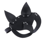 Maxbell Face Mask Rabbit Cat Studded Masquerade Costumes Stud Rivet Lowrie