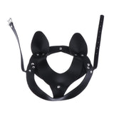 Maxbell Face Mask Rabbit Cat Studded Masquerade Costumes Stud Rivet Cat 2