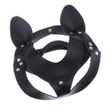 Maxbell Face Mask Rabbit Cat Studded Masquerade Costumes Stud Rivet Cat 2