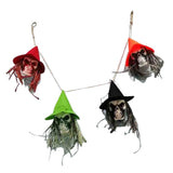 Halloween Skull Head Ghost Bunting Banners Home Party Hanging Decorations