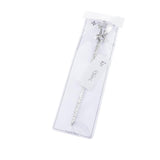 Womens Pearls Flower Hair Stick Antique Silver Chopstick Plum Blossom Shape