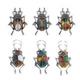 Max Elegant Insect Brooches Enamel Bug Lapel Pin Badge Fashion Jewelry Brown S