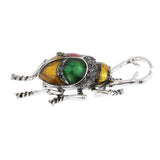 Max Elegant Insect Brooches Enamel Bug Lapel Pin Badge Fashion Jewelry Yellow L