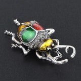 Max Elegant Insect Brooches Enamel Bug Lapel Pin Badge Fashion Jewelry Yellow L