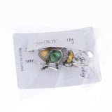 Max Elegant Insect Brooches Enamel Bug Lapel Pin Badge Fashion Jewelry Yellow L