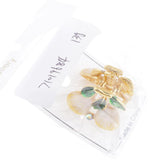 Max Korean Style Sweet Fruit Hair Claw Crystal Hair Clip Pear Yellow