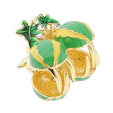 Max Korean Style Sweet Fruit Hair Claw Crystal Hair Clip Watermelon Yellow