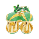 Max Korean Style Sweet Fruit Hair Claw Crystal Hair Clip Watermelon Yellow